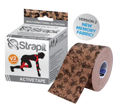 Poza cu DYNAMIC ACTIVETAPE 5CM x 5M  - BEJ/NEGRU