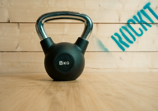 Poza cu Kettlebell Negru 8Kg 