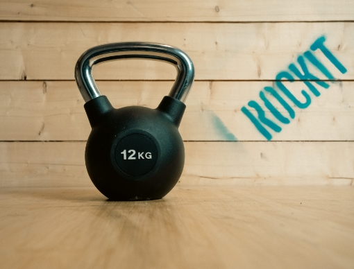 Poza cu Kettlebell Negru 12Kg 