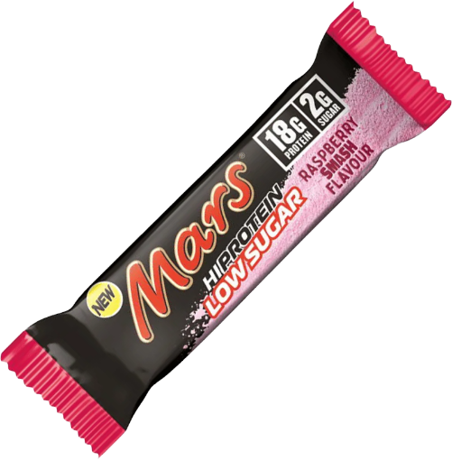 Poza cu Baton Mars Low Sugar High Protein 55g - Zmeura