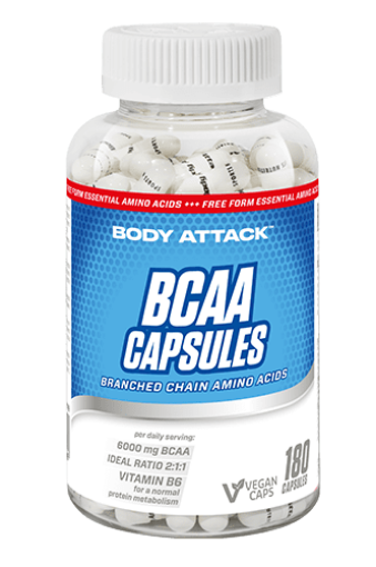 Poza cu BCAA 180 Capsule - Boddy Attack