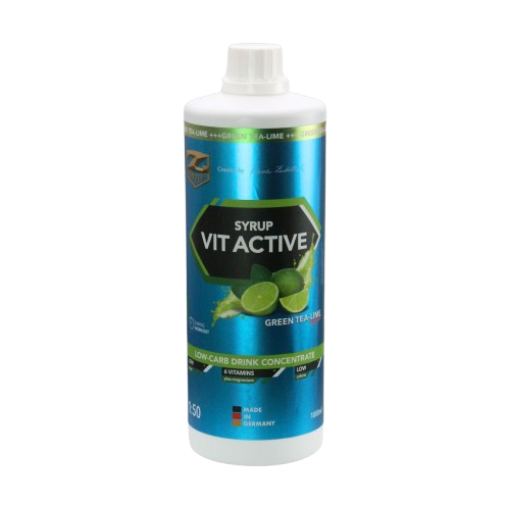 Poza cu VITACTIVE SIROP + L-CARNITINA - 1000ML GREEN TEA - LIME